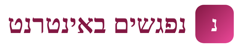 נפגשים באינטרנט